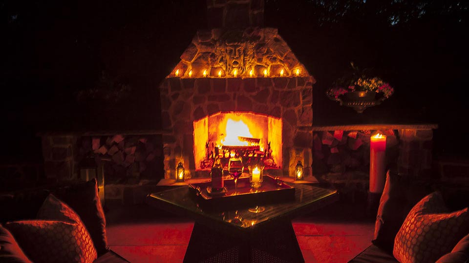 Outdoor Fireplace, outside fireplace, backyard fireplace, patio fireplace, outdoor fireplaces